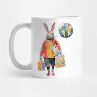 Shopping Rabbit Mug